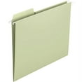 thumbnail image 7 of Smead Erasable FasTab Hanging Folders Letter - 8 1/2" x 11" Sheet Size - 1/3 Tab Cut - Top Tab Location - Assorted Position Tab Position - Paper - Moss - 2.50 oz - Recycled - 20 / Box, 7 of 7