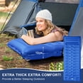 thumbnail image 3 of Meileang Matelas Gonflable avec Pompe Intégrée Léger Épais Portable Étanche pour une Personne Camping Randonnée Matelas Anti-Humidité, 3 of 7