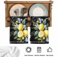thumbnail image 5 of Summer Lemon Kitchen Towels Set of 2, Vintage Black Plaid Blue Spring Floral Absorbent Dish Towels for Kitchen, Microfiber Hand Towel, Quick Drying Tea Towel for Cleaning Decorative Dishcloths, 5 of 7