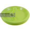 thumbnail image 4 of JAM Paper Plastic 3 Compartment Large Plates, 10 1/4 Inch, Lime Green, 20 per Pack, 4 of 4