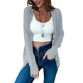 thumbnail image 1 of hirigin Women Knit Cardigan, Long Sleeve Button Closure Solid Fall Outwear for Casual Daily, 1 of 5