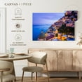 thumbnail image 4 of Elephant Stock Coastal Town Of Amalfi Wall Art - Horizontal Canvas Wall Art - Hallway Wall Decor - Beach Canvas - Blue And Orange Decor - 51" x 34", 4 of 4