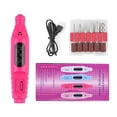 thumbnail image 1 of Juego De Limas Eléctricas Para Uñas, Velocidad Ajustable, Profesional, Para Manicura Y Pedicura Inevent CE008890-02, 1 of 6