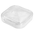 thumbnail image 6 of WASHWEPE Portable Denture case for Storage Made of Safe Plastic White Color Suitable for Travel and Outdoor Activities 4.5x3.2 Inches, 6 of 8