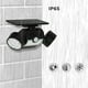 thumbnail image 4 of Foco de energía solar, focos ajustables de doble cabezal para una iluminación exterior súper brillante, instalación sencilla que garantiza una configuración sin complicaciones, 4 of 5