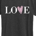 thumbnail image 3 of Instant Message - Love Heart - Women's Short Sleeve Graphic T-Shirt, 3 of 6