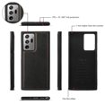 thumbnail image 4 of Wallet Case For Samsung Galaxy Note 20 Ultra, Drop Protection Magnetic Zip Pocket 13 Card Slots+2 Cash Pockets Retro Leather Crossbody Phone Case For Samsung Galaxy Note 20 Ultra,Black, 4 of 12