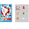thumbnail image 4 of Fiudx Decoración del hogar Pegatinas electrostáticas navideñas con copos de nieve para puertas y ventanas, 4 of 6