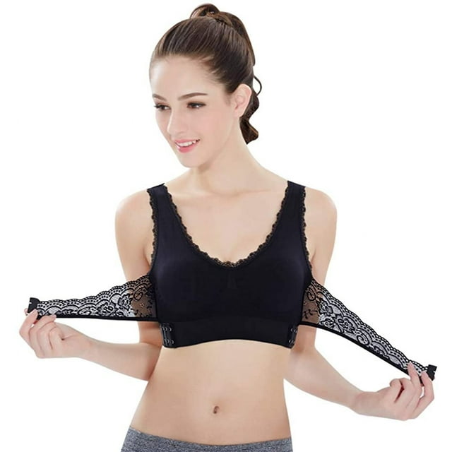 Caramia Soutien-gorge pour Femmes, Maintien Total, Sans Armatures, Sans Coutures, Rehausseur, Croisement avant, Boucle Latérale, Soutiens-Gorge en Dentelle