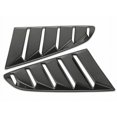 thumbnail image 3 of Fits 15-20 Ford Mustang OE Style Side Matte Black Window Louvers - Carbon Look, 3 of 3