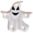 thumbnail image 3 of Northlight LED Lighted Ghost Halloween Marquee Style Decoration - 7" - White, 3 of 9
