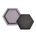 thumbnail image 1 of Hexagon Flower Pots Mold Planter Silicone Mould Home Decoration Table Crafts Making Supplies Color Random, 1 of 7