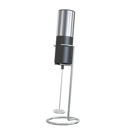 

With Stand Coffee Latte Milk Frother Battery Powered Home Kitchen Hot Chocolate