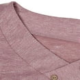 thumbnail image 6 of Olyvenn Womens V Neck Short Sleeve Nursing Tops Maternity Breastfeeding Shirts Comfy Soft Tunics Pregnancy Clothes Pink 10, 6 of 6