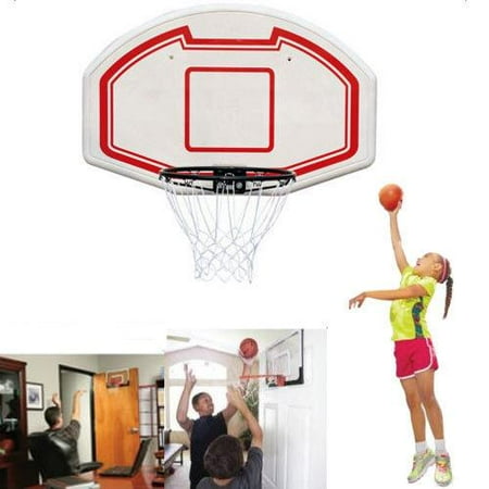 Ktaxon Indoor Kids Mini Wall Mount Basketball Hoop Goal Portable Over Wall Door Basketboard With 5 Basketball And Pump For Garage Bedroom Office