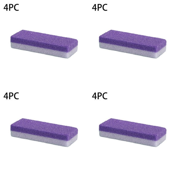 4 Packs Foot Pumice Stone for Feet Hard Skin Callus Remover and Scrubber 2-in-1 Professional Exfoliating Pumice Stone for Feet Hands Body Care