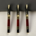 thumbnail image 5 of Dusknt Clearance Sale! Chinese Style Wood Grain Fountain Pen Yirtree Pen Vintage Collection with Ink Converter Smooth Writing Calligraphy Business Gift, 1*Chinese Style Wood Grain Fountain Pen, 5 of 9