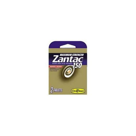 2 Pack Lil' Drug Store Zantac 150mg Max Strength 2 Count (Best Way To Take Zantac)