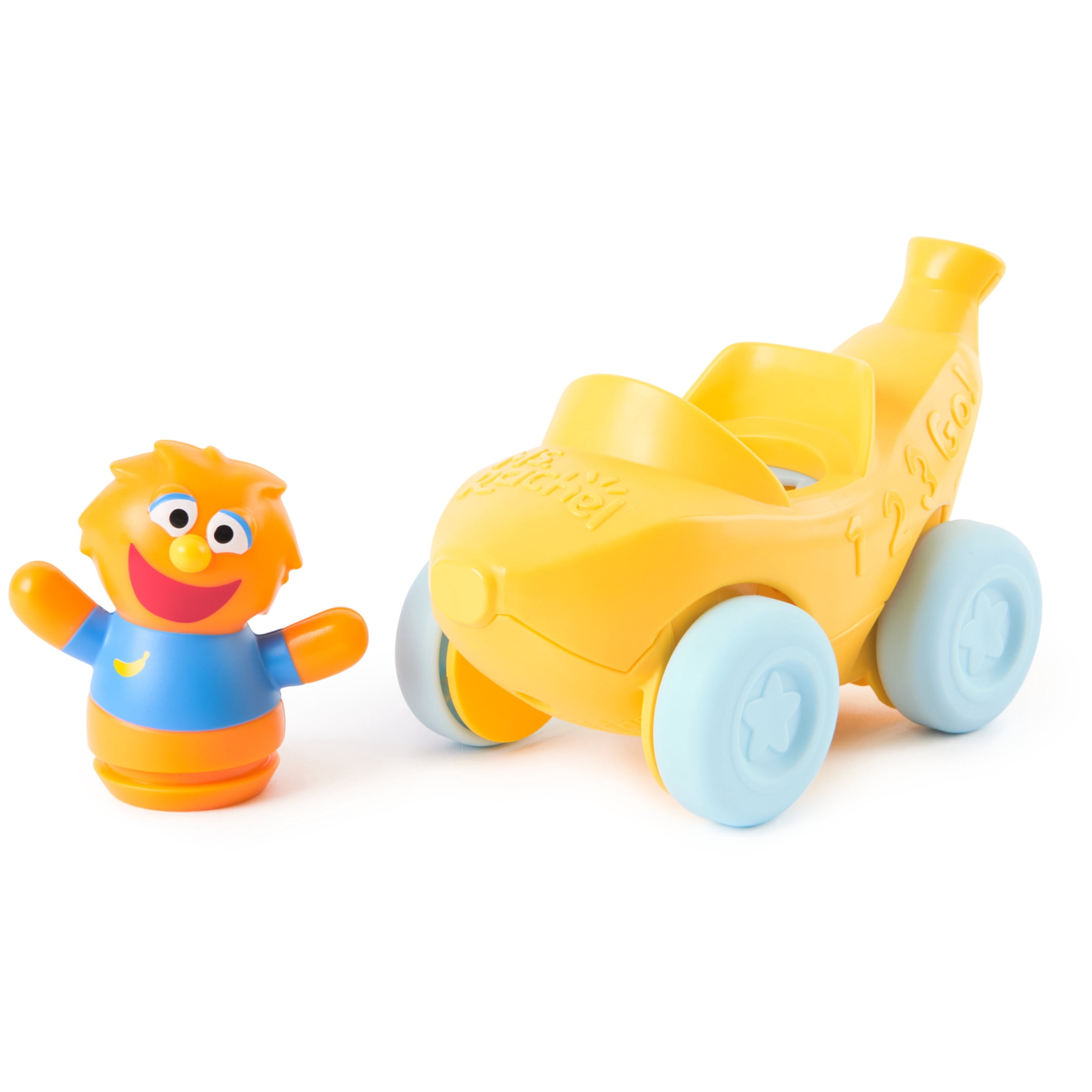 Ms. Rachel, Herbie’s 1-2-3 Roll! Vehicle with Click-in Figure & Pull Back Action