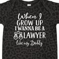 thumbnail image 4 of Inktastic Future Lawyer Like Daddy Boys or Girls Baby Bodysuit, 4 of 5
