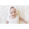 thumbnail image 2 of Baby Girl Sleeveless Baptism Dress Christening Gown with Bonnet and Overlay 24M, 2 of 3