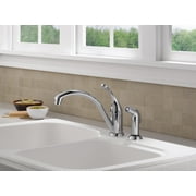 Delta Collins Single-Handle Kitchen Faucet with Spray - 441-SS-DST - Stainless