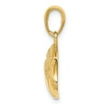 thumbnail image 2 of 14K Yellow Gold Charm Pendant Men'S 14 mm 24 Polished Medium Football, 2 of 4