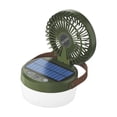 thumbnail image 2 of Linterna solar para exteriores, luz de camping con correa para colgar, portátil y versátil Verde, 2 of 9