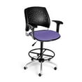 thumbnail image 3 of Stars Swivel Stool w Drafting Kit & Cushion Seat (Royal Blue), 3 of 7