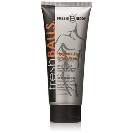 Fresh Balls Lotion Solution for Men - Anti Chafing & Non Sticky Cream (Best Anti Chafing For Runners)