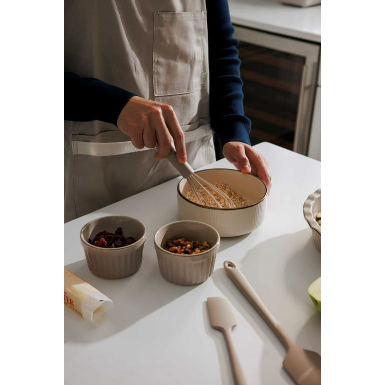 Thyme & Table 10-Piece Ceramic Bakeware Set - Taupe - Walmart.com