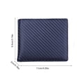thumbnail image 3 of Carbon Fiber Pattern PU Leather Bifold Short Wallet for Fiber Pattern PU Leather Men Small Wallets Thin Slim Card Purse Money Bags, 3 of 9