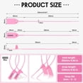 thumbnail image 3 of 1000 Pcs Plastic Tamper Seals Tags Security Tags Seals Safety Numbered Zip Ties Labels Pink, 3 of 5
