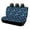 style, variant on Glitter Rainbow Sparkle Print Car Accessories Car Rear Seat Covers Fashion Auto Back Seat Protector Decoration Universal Auto Interior