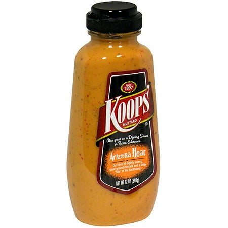 Koops' Arizona Heat Mustard, 12 oz (Pack of 12)