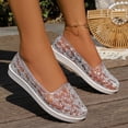 thumbnail image 5 of HOWPAY Women's Sandals Closed Toe Hollow out Transparent on Ballet Flats Casual Lightweight Non- Summer Beach Jelly Shoes White 38, 5 of 9