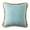 Light Blue, variant on Phantoscope Linen Tassel Trimmed Farmhouse Series Decorative Throw Pillow, 18" x 18", Light Blue, 2 Pack