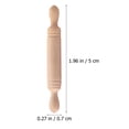 thumbnail image 2 of MasteelfCA 11Pcs Mini Rolling Pin Wooden Dough Rolling Pin Craft Mini House Rolling Pin Prop Mini House Decor, 2 of 8
