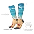 thumbnail image 4 of Sigee Tropical Beach With Starfish for Socks for Men Women Socks Stocking Compression Socks, 4 of 6