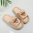 thumbnail image 5 of Unisex House Slippers Slip-on Round Toe Flat Heel Slides Men Women Fashion Casual Couple Indoor Print Home Slippers, 5 of 10
