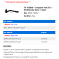 thumbnail image 2 of Tie Rod End - Compatible with 2013 - 2018 Hyundai Santa Fe Sport 2014 2015 2016 2017, 2 of 2