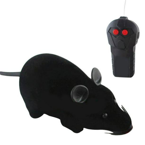 Rotated Rat Toy For Cats Electronic Remote Control Rat Simulation Mouse Toy For Cat Dog Kid Black Walmart Com Walmart Com