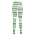 thumbnail image 4 of Gibobby Leggings deportivo Pantalones Yoga cintura alta con estampado paral Día San Patricio para mujer, mallas, mallas compresión, Yoga, correr, Fitness, mallas cintura alta（Glauco， L), 4 of 5