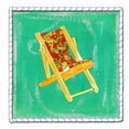 thumbnail image 2 of Ormsby, Anne 20x20 Black Ornate Wood Framed with Double Matting Museum Art Print Titled - Beach Chair, 2 of 4