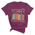 thumbnail image 3 of UANWENN T-Shirt Décontracté à Manches Courtes Col Rond Imprimé Confortable et Élégant pour Usage Quotidien Vêtements de Course d'Été pour Femmes, 3 of 3