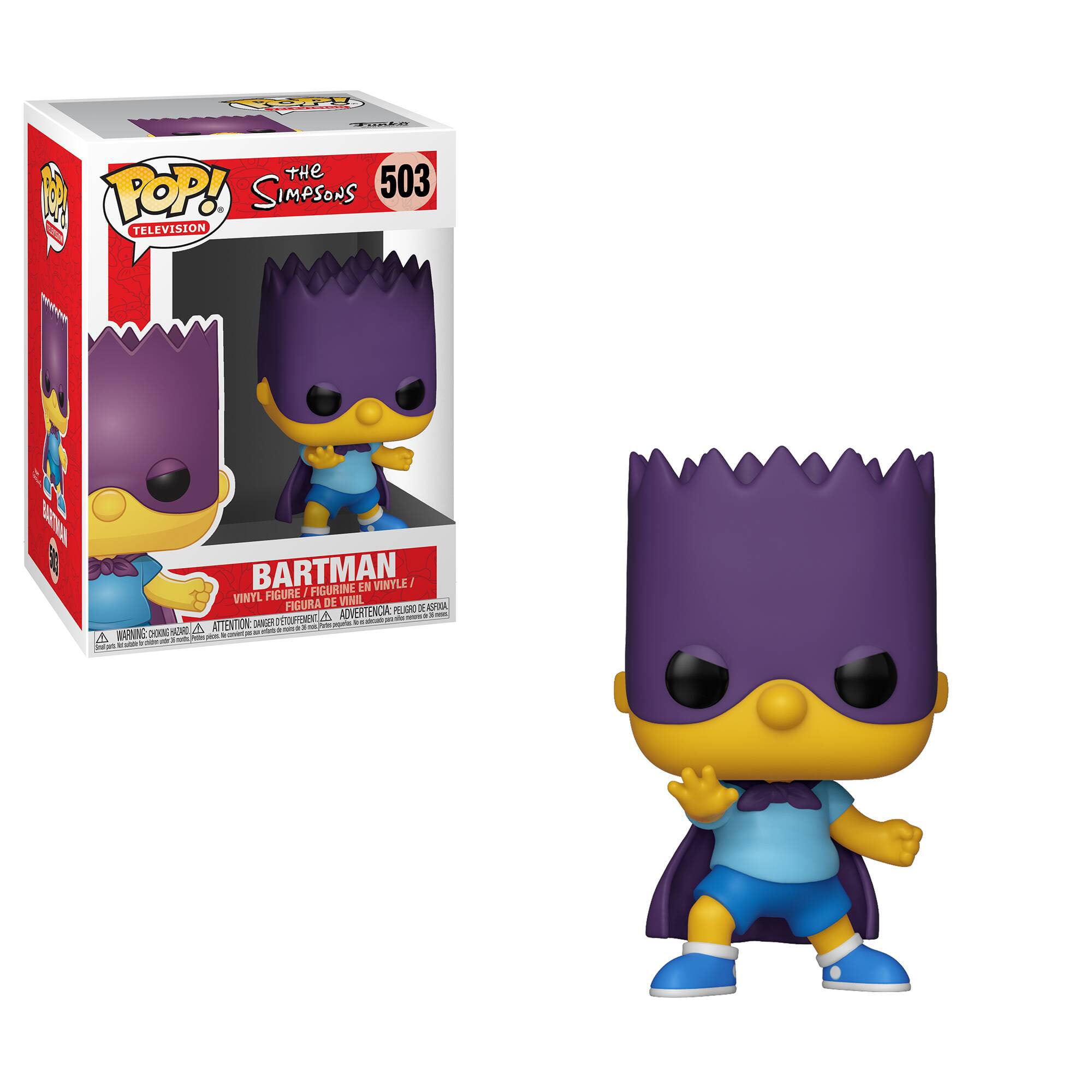 Funko POP! Animation Simpsons: Homer Radioactive Man, Bart Bartman, Lisa  with Saxophone, Maggie (Collector's Set 1), Vinyl Figures