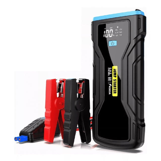 Arrancador De Batería Coche BLOOSOM 4000 A 28000mah con Smart Clip