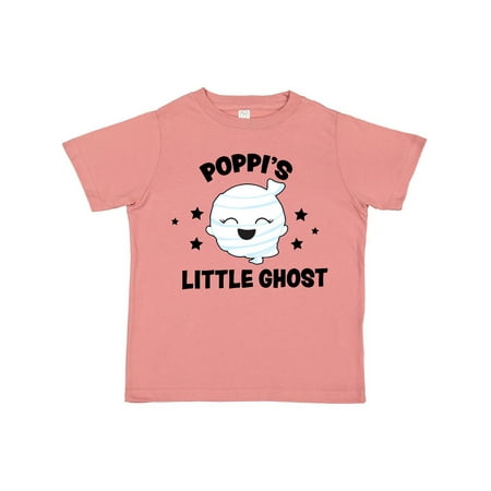 

Inktastic Cute Poppi s Little Ghost with Stars Gift Toddler Toddler Girl T-Shirt