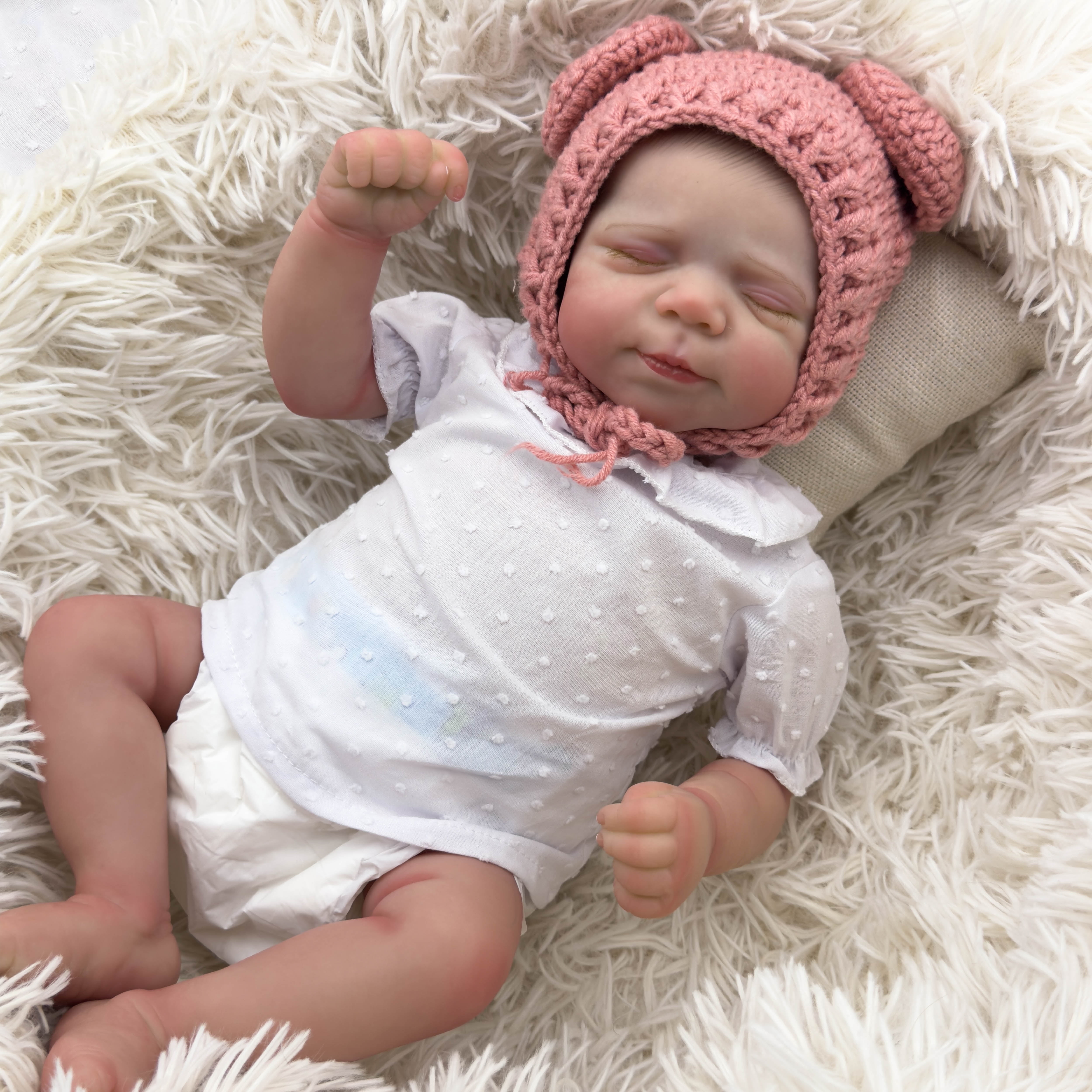 Realistic Reborn Baby Dolls-18 Inch Real Life Baby Dolls Girl Lifelike Baby Doll with Accessories for 3+ Years Old (Brown)