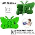 thumbnail image 4 of Dteck Kids Case for Samsung Galaxy Tab 4/3/3 Lite 7.0 inch Tablet, Lightweight Shockproof EVA Foam Super Protection Stand Cover For SM-T230 P3200 T110 (Not Fit Tab E Lite), Green, 4 of 7
